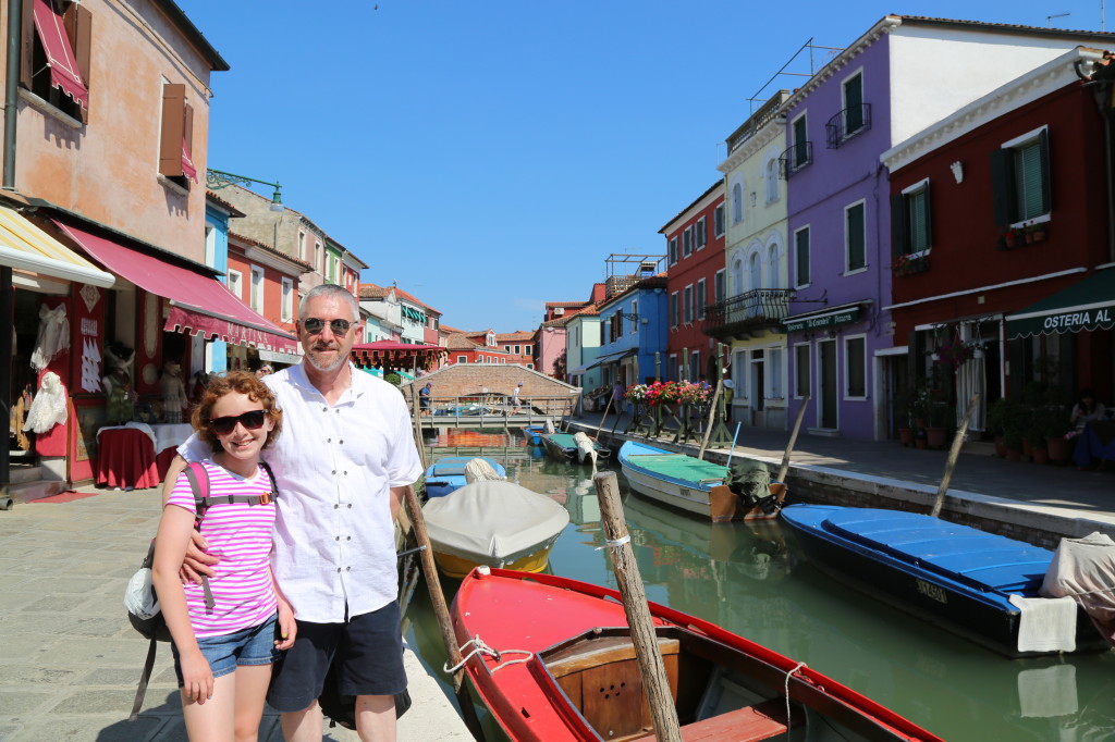 Tom and Syd in Burano.