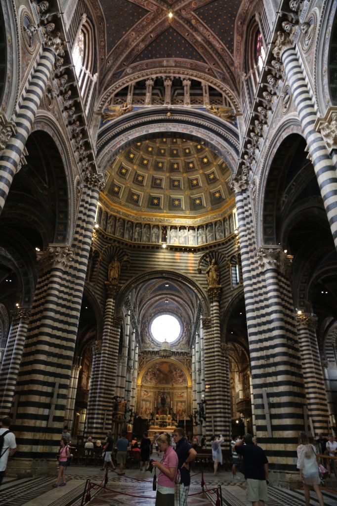 Inside the Duomo di Siena