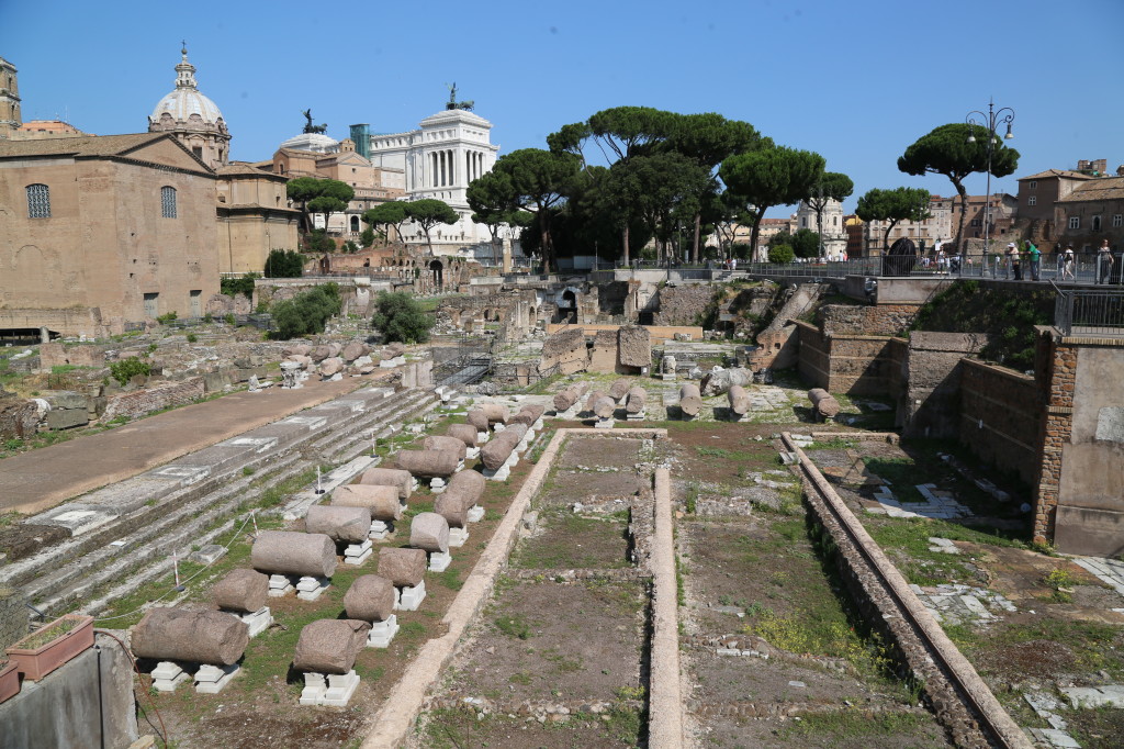 In the Roman Forum.