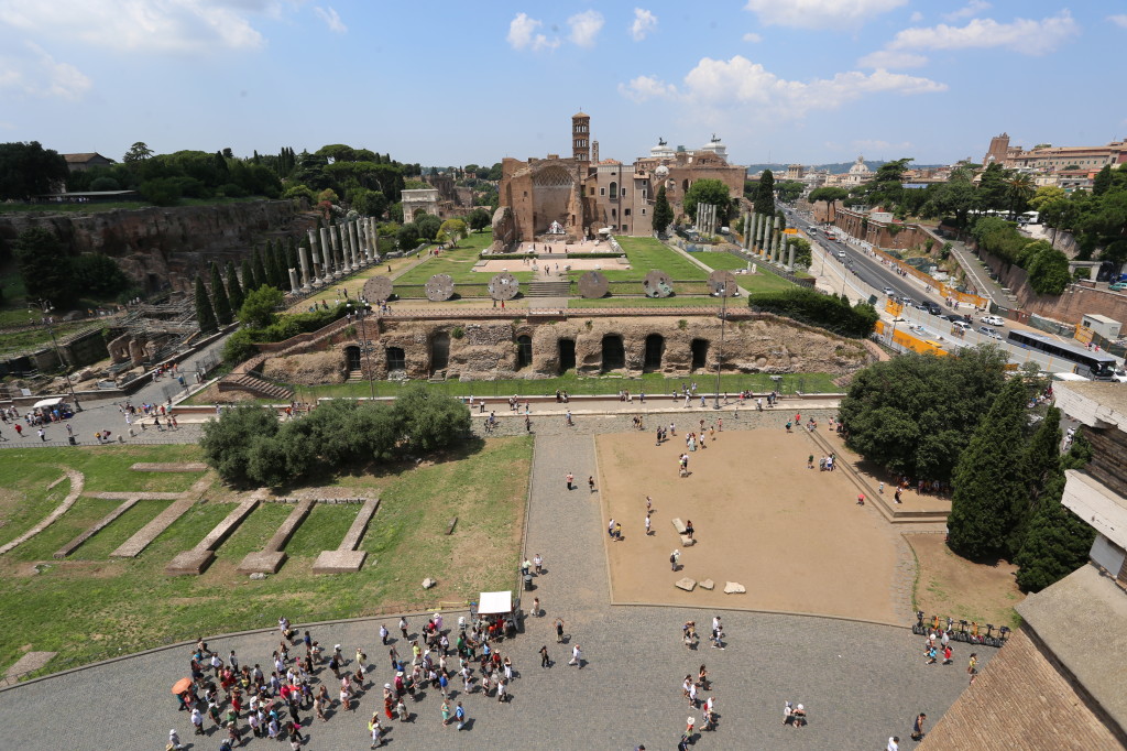 The Forum from the Flavian Amphitheater.