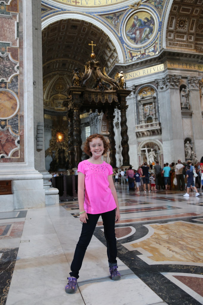 Sydney inside St. Peters.