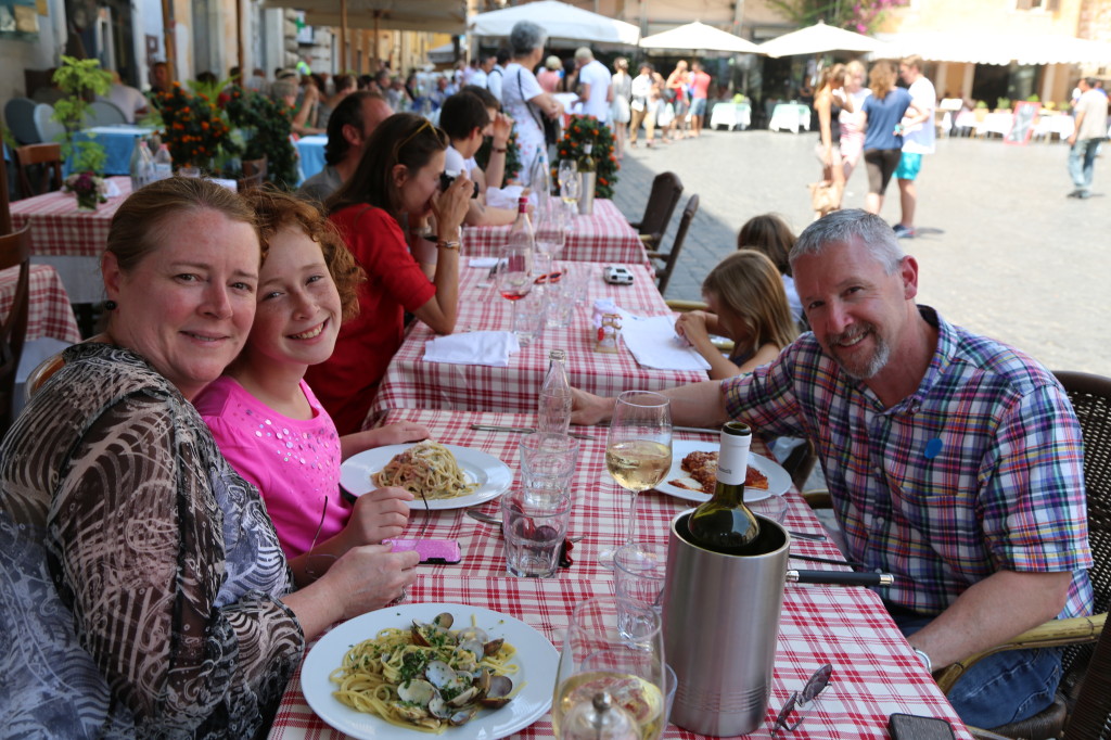 Lunch near the Pantheon