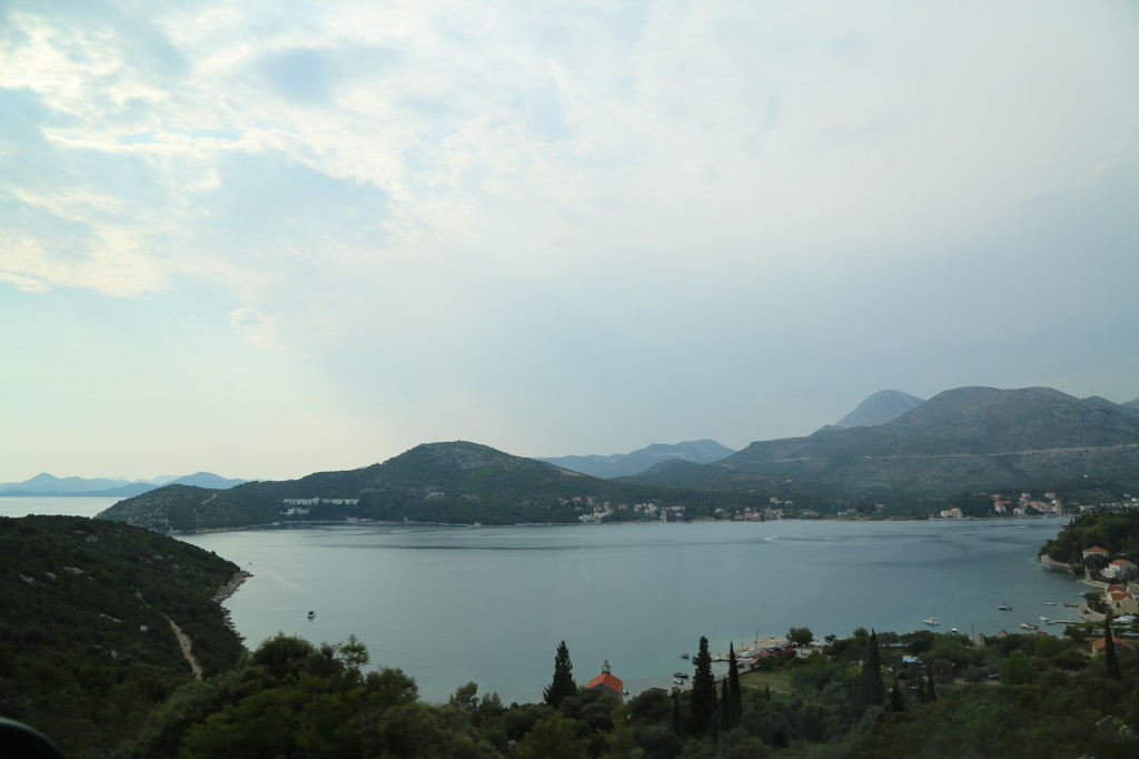 A nice bay along the road.