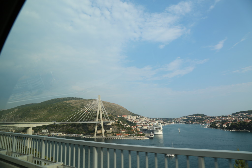 Entering Dubrovnik.