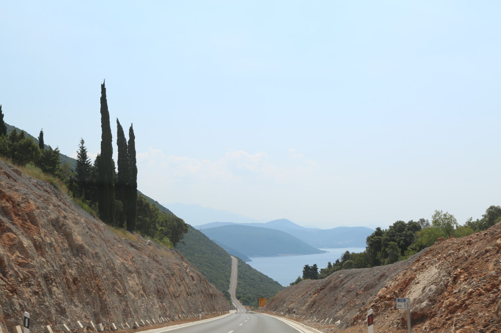 The road to the Montenegro border.