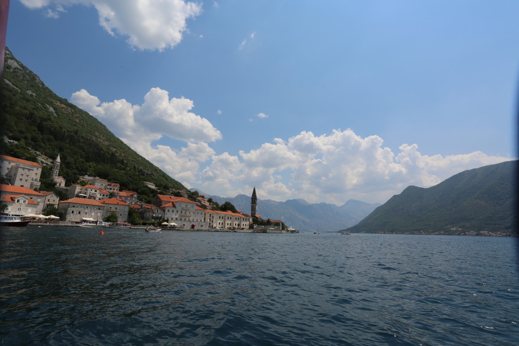 Out on the Bay of Kotor.