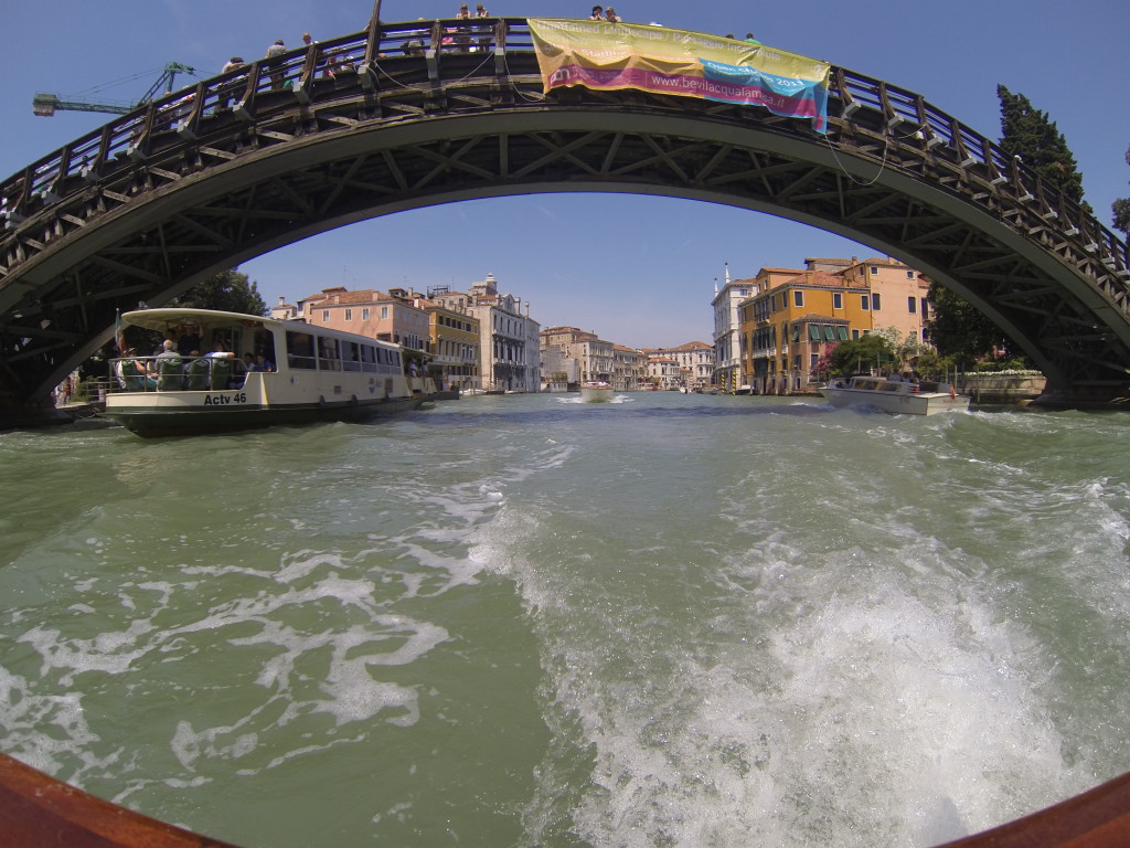 Academia Bridge from the Grand Canal. 