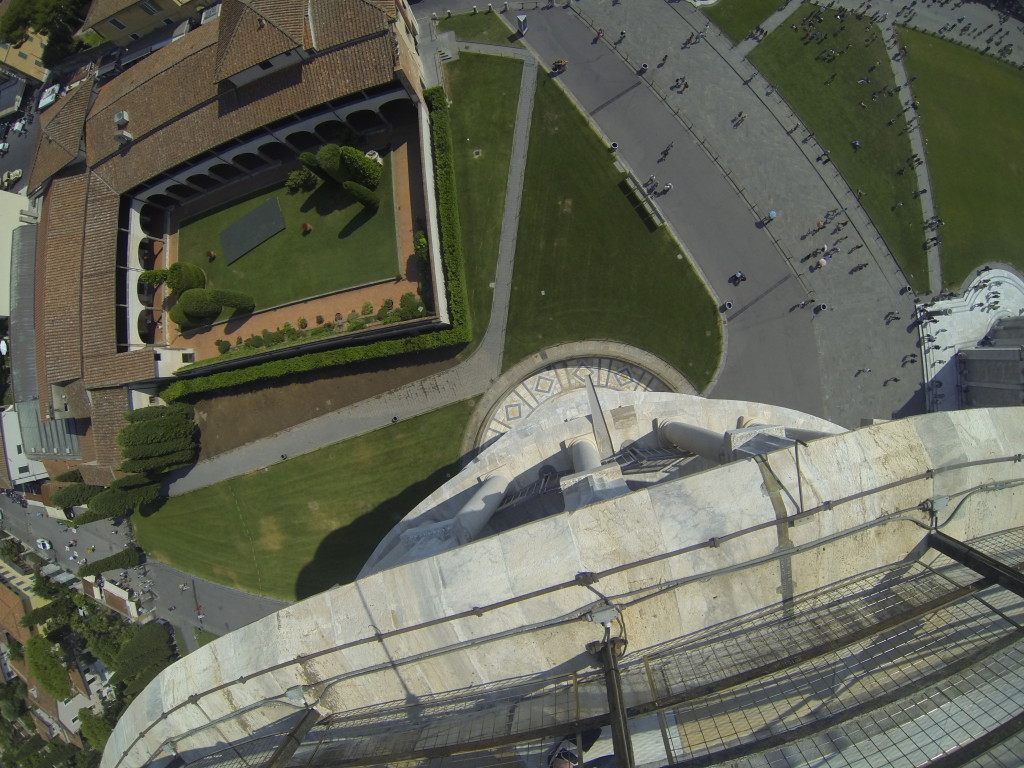 A different view from the Tower of Pisa.